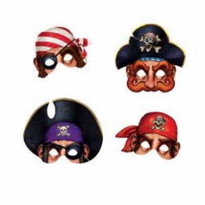 pirate mask party kids adult face