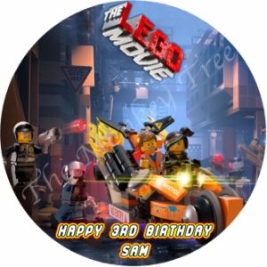 Lego Movie Edible Cake Image Topper Cupcake birthday party