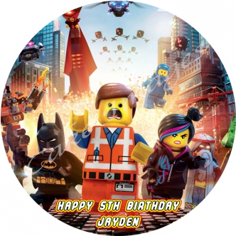 Lego Movie Edible Cake Image Topper Cupcake birthday party