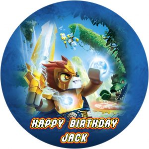 lego chima edible cake image cupcake birthday fondant