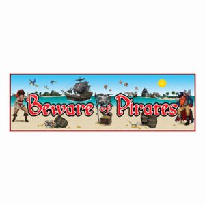 Pirate Party Wall Hanging Decoration Banner