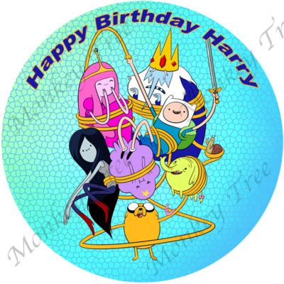 adventure time edible cake image fondant