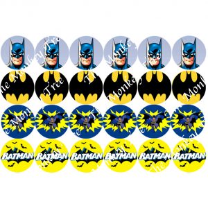 batman edible cupcake images birthday superhero cake fondant