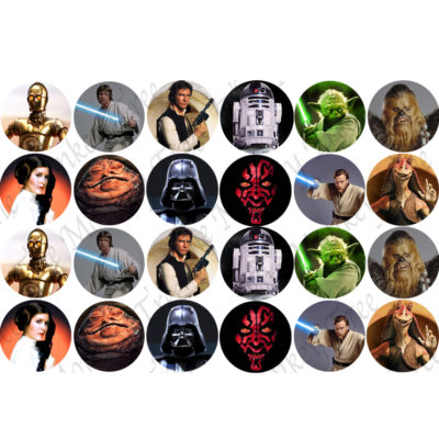 star wars edible cake image fondant cupcake