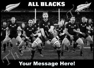 all blacks rugby World Cup 2019 edible cake image fondant cupcake