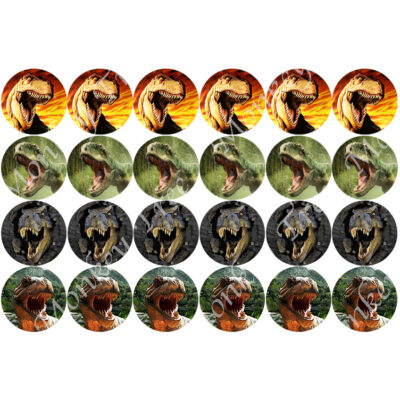 t rex jurassic world dinosaur edible cake image fondant jurassic