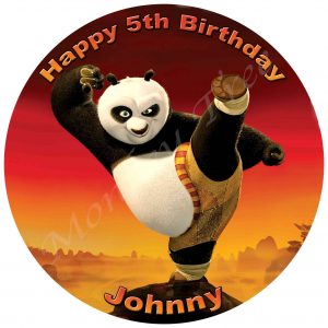 kung fu panda edible cake image birthday party