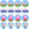peppa pig edible cake image birthday party