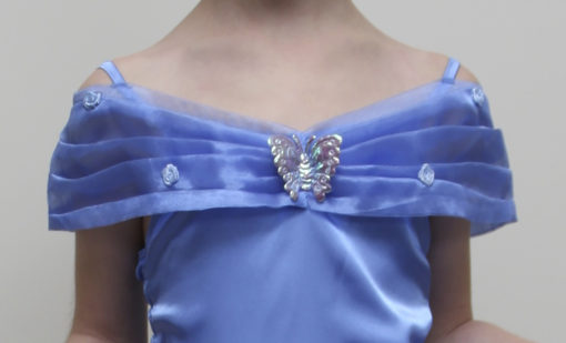 princess cinderella party dress detail