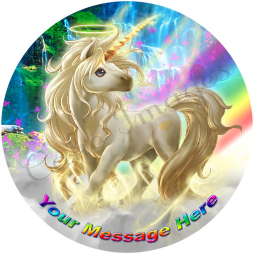 white unicorn fairy magic party birthday cake pegasus