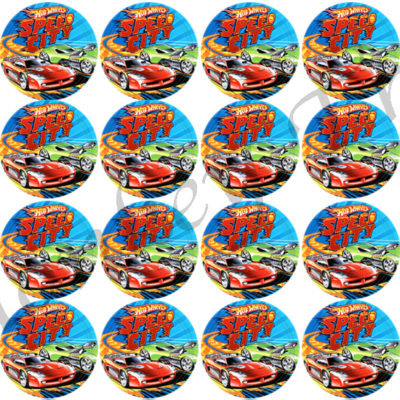 hot wheels edible cake image photo cars birthday party cupcake