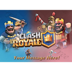 clash Royale edible cake image topper clash clans birthday party