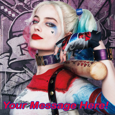 harley quinn superhero suicide squad edible cake image topper birthday cake party