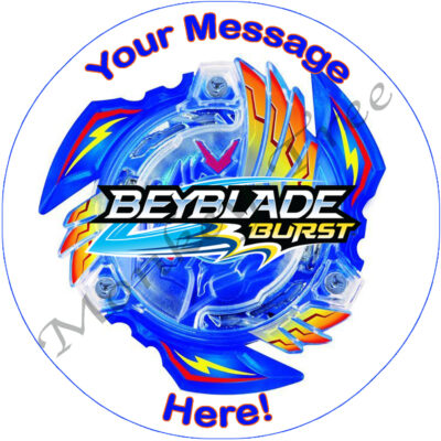 beyblade burst edible cake image topper party birthday