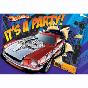 hot wheels party plate speed city invites