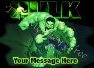 hulk edible image avengers cake topper fondant superhero birthday party