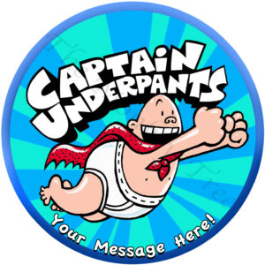 captain underpants edible cake image topper birthday