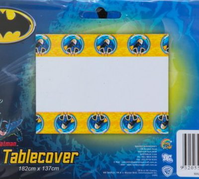 Batman Party table cover birthday party superhero Spiderman