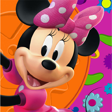 Minnie Mouse napkin birthday party