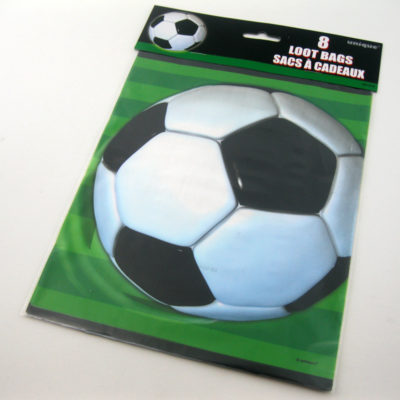 football soccer loot bag party plastic