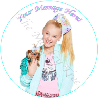 jojo Siwa edible image party birthday party cake cupcake