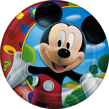 mickey mouse plate party birthday Minnie