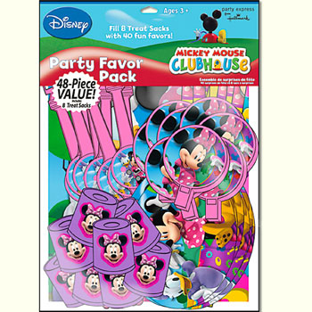 Minnie Mouse loot bag favour set birthday party
