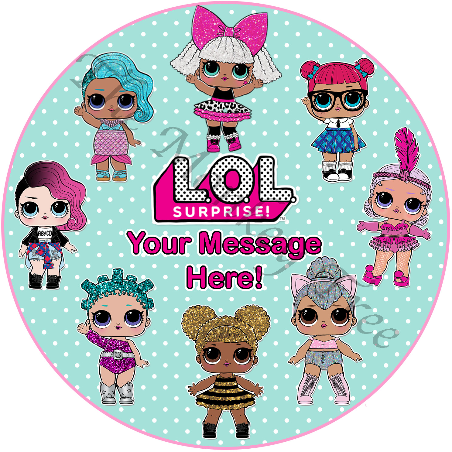 Lol Surprise Dolls Invitation Lol Surprise Dolls Birthday Invitations 