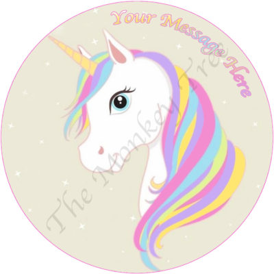 Printable Unicorn Cake Topper Printable Instant Download - Etsy