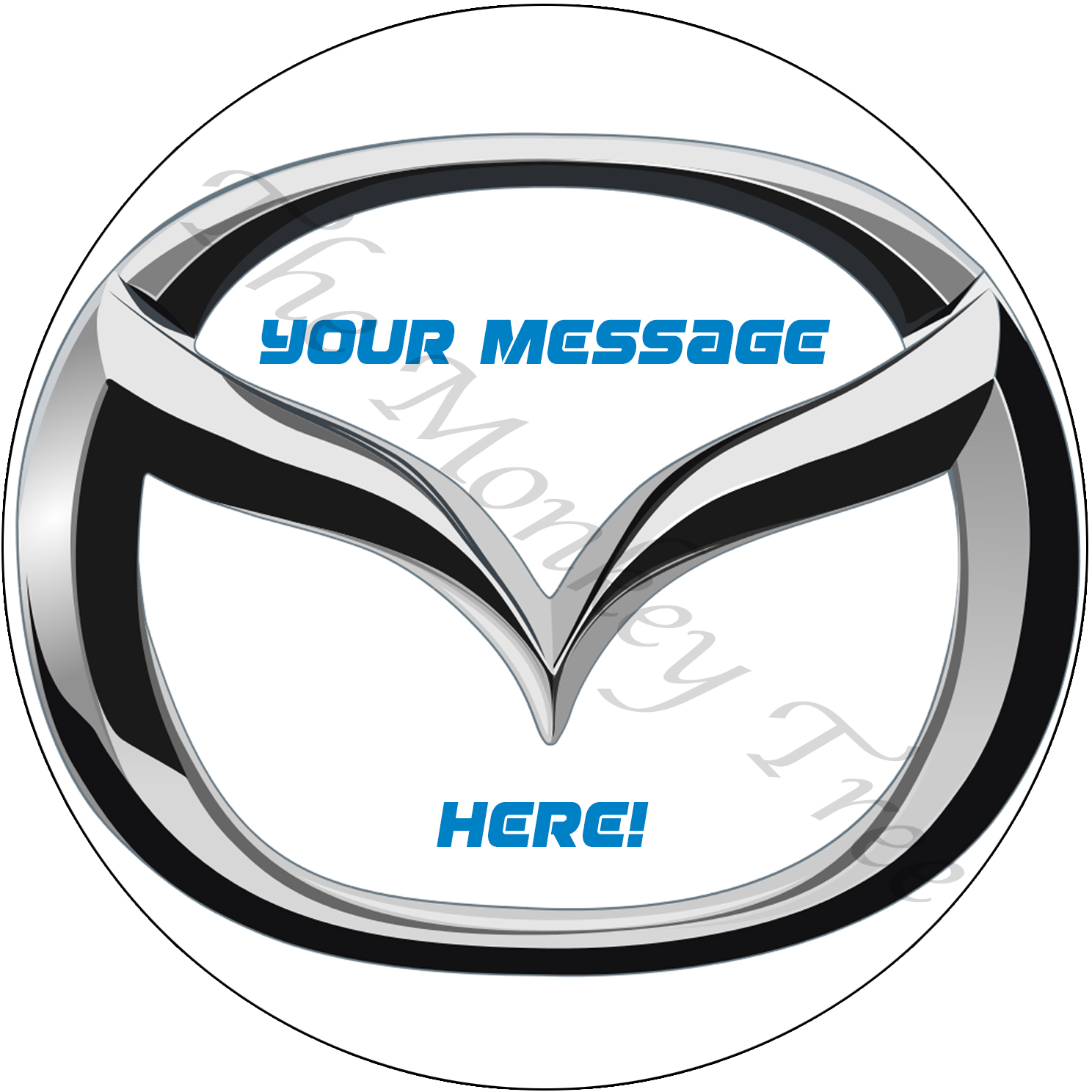 Как нарисовать значок mazda