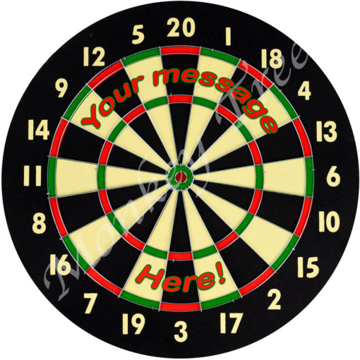 dartboard edible cake image topper fondant icing birthday 50th 21st 40th 60th cupcake cake