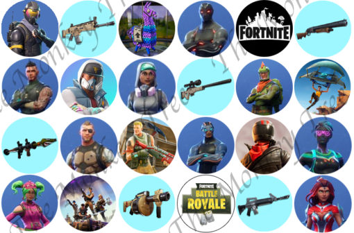 fortnite edible cake image topper birthday fondant icing party Auckland cupcake