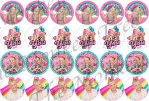 jojo Siwa edible cake image topper party birthday cake cupcake