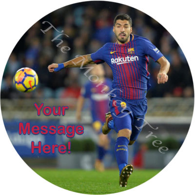 Luis suarez football soccer World Cup fc Barcelona edible cake cupcake image topper birthday