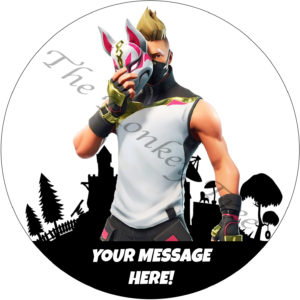 fortnite edible cake image topper birthday fondant icing party Auckland