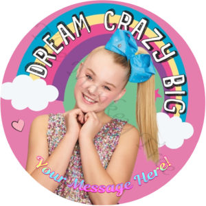 jojo Siwa edible cake image birthday cupcake party