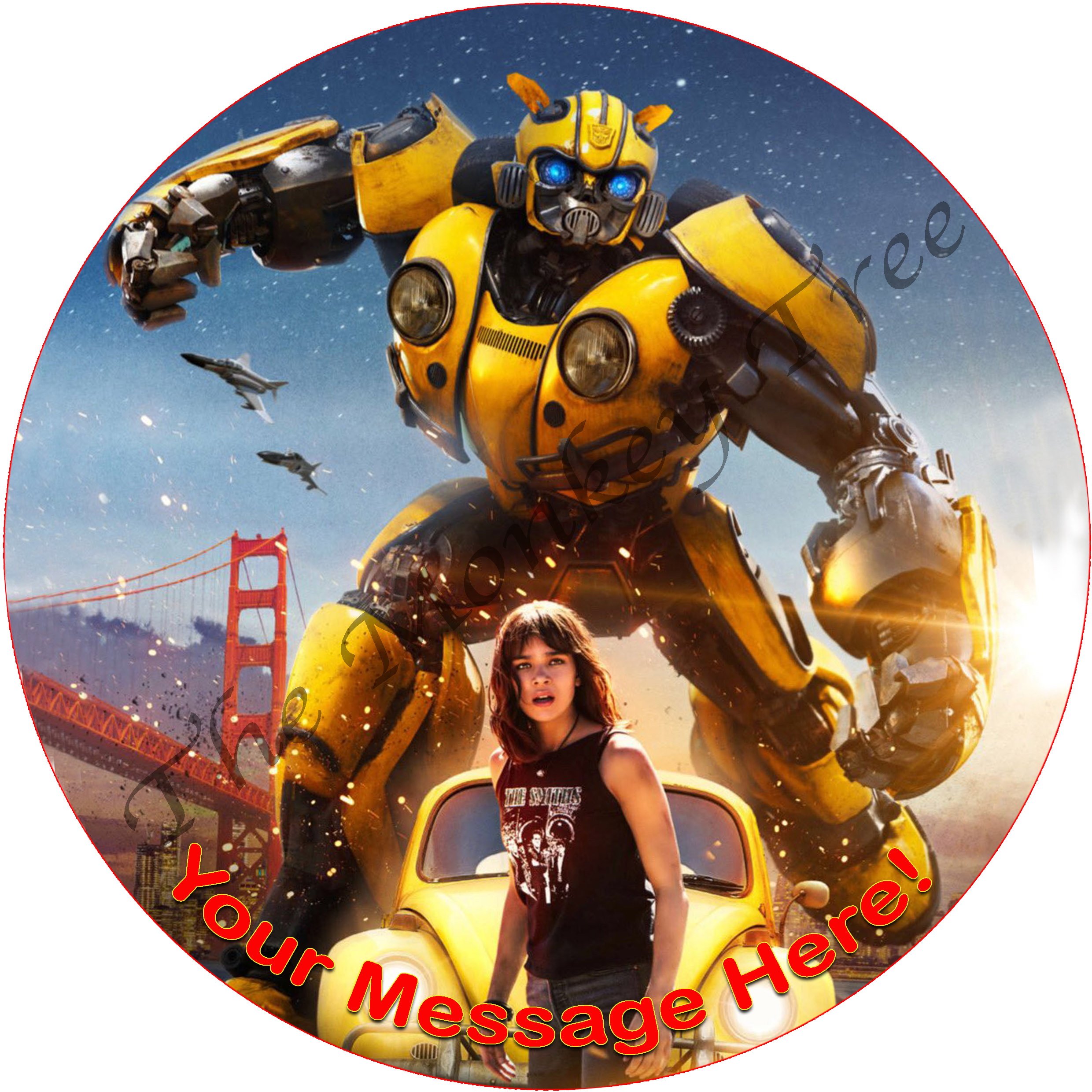 Bumblebee Movie Personalised Edible Cake Image | The ...