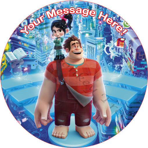 wreck it ralph breaks the internet edible cake birthday image