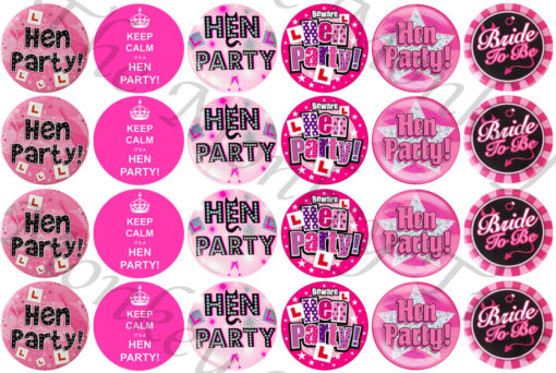 hen night edible cupcake cake images wedding