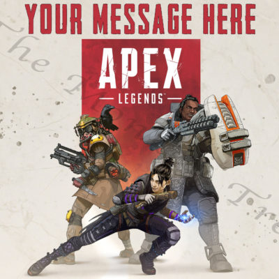 apex legends ps4 edible cake image topper gaming xbox pc birthday party cake topper