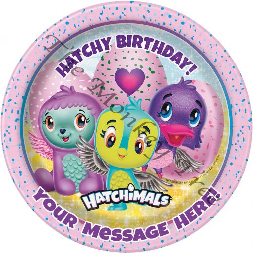 hatchimals edible cake image birthday cupcake party fondant