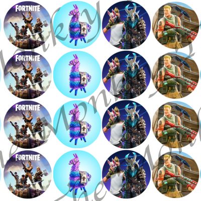 fortnite edible cake image topper birthday fondant icing party Auckland cupcake