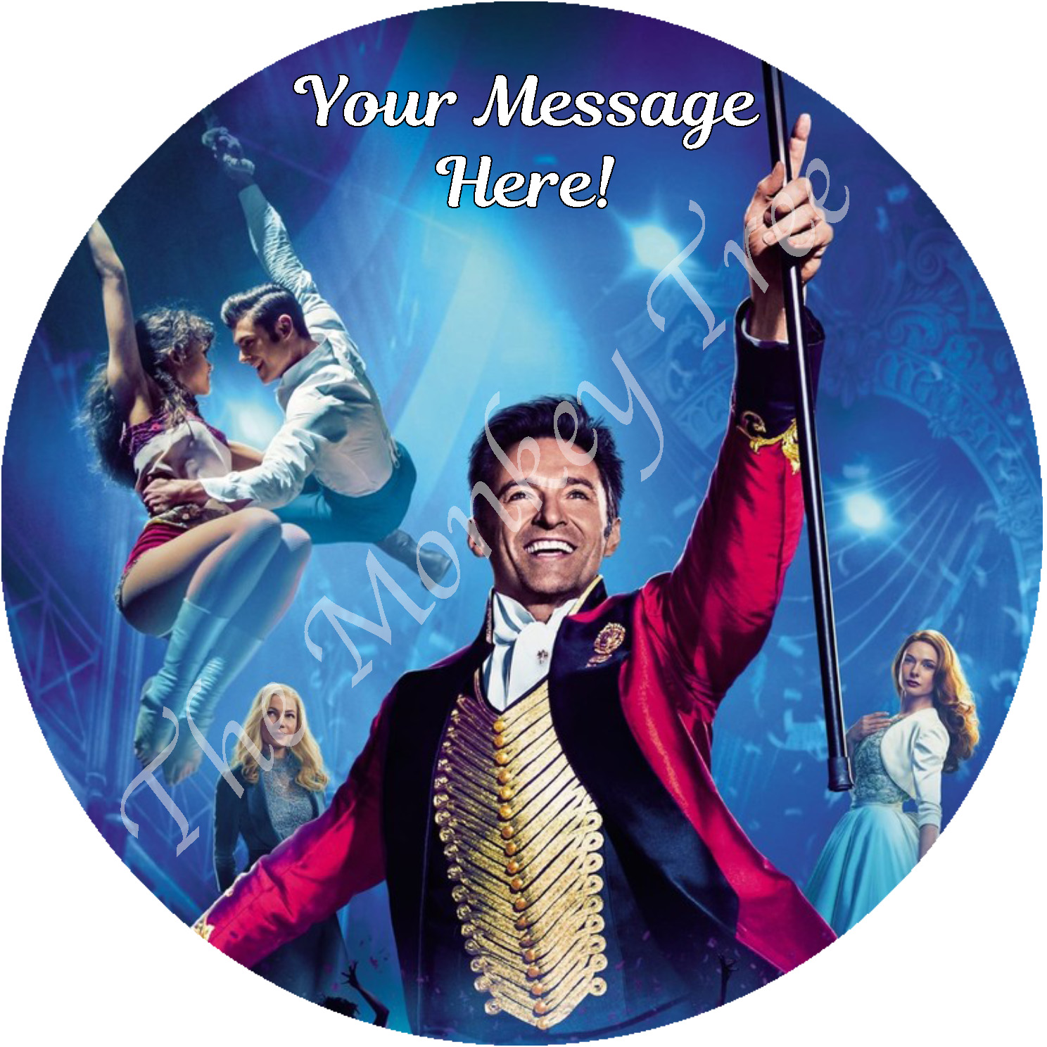 The Greatest Showman Cupcake Toppers Edible Wafer Paper Fairy Cake Topper 