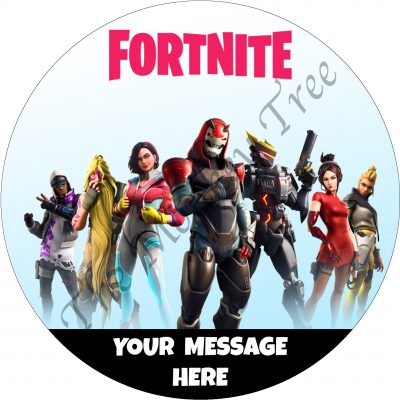 fortnite llama edible cake topper image fondant birthday season 9