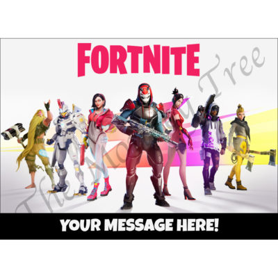 fortnite llama edible cake topper image fondant birthday season 9