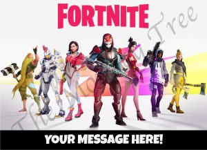 fortnite llama edible cake topper image fondant birthday season 9