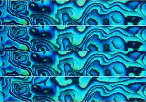 paua shell pattern cake wrap side edible fondant sheet