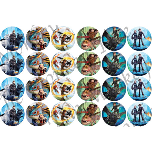 how to train your dragon new movie edible cake birthday party cupcake HTTYD