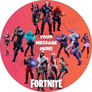 fortnite edible cake topper image fondant birthday chapter 2 season 11