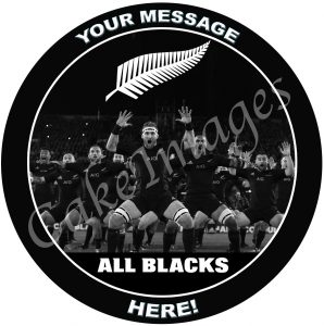 all blacks rugby edible cake image fondant cupcake